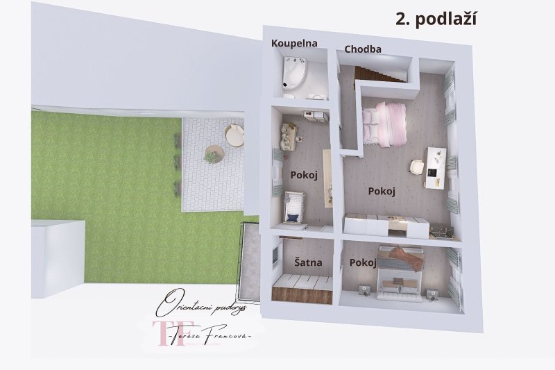 Prodej Rodinný dům 4+kk, 1049 m2, Štětovice