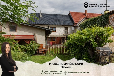 Prodej Rodinný dům 4+kk, 1049 m2, Štětovice