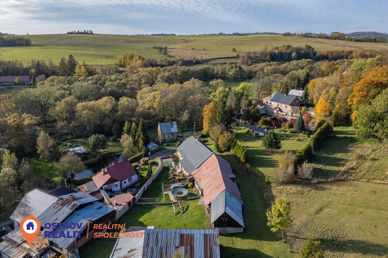 Prodej, zemědělská usedlost, 4898 m2, Sedm Dvorů