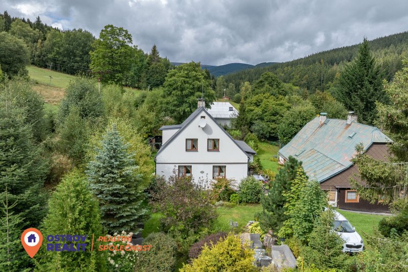 Prodej, chalupa, pozemek 2333 m2, Karlov pod Pradědem