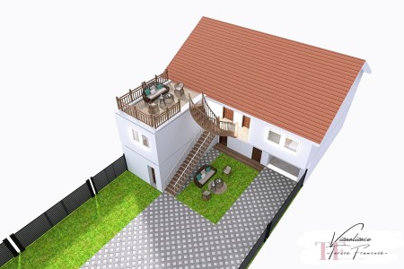 Rodinný dům s projektem na přestavbu na 3 bytové jednotky, 425 m2